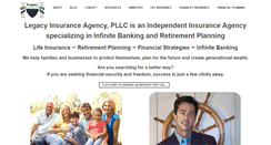 Desktop Screenshot of legacyinsuranceagency.com