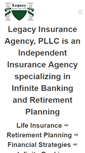 Mobile Screenshot of legacyinsuranceagency.com